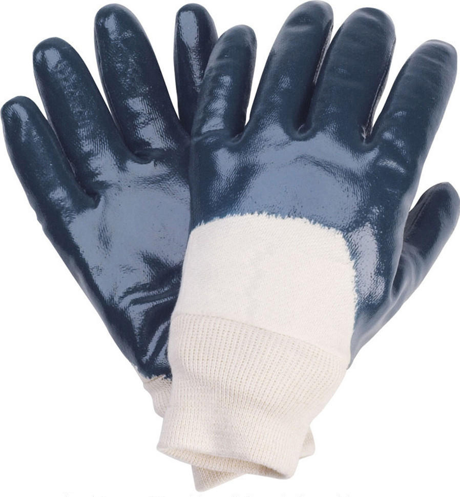 高密市華宏勞保用品廠家批發(fā) 120克全浸丁晴手套，絨布內(nèi)襯安全袖口，專業(yè)防護(hù)之選